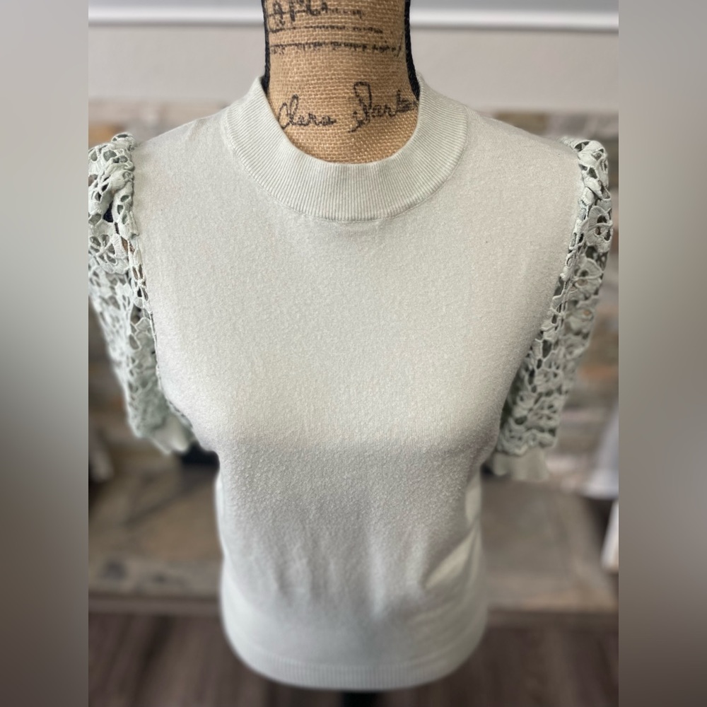Light green top